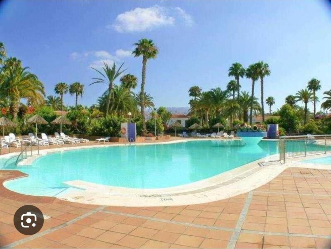 Bungalow Tropical Con Piscina Y Aire Acondicionado Maspalomas  Exteriér fotografie